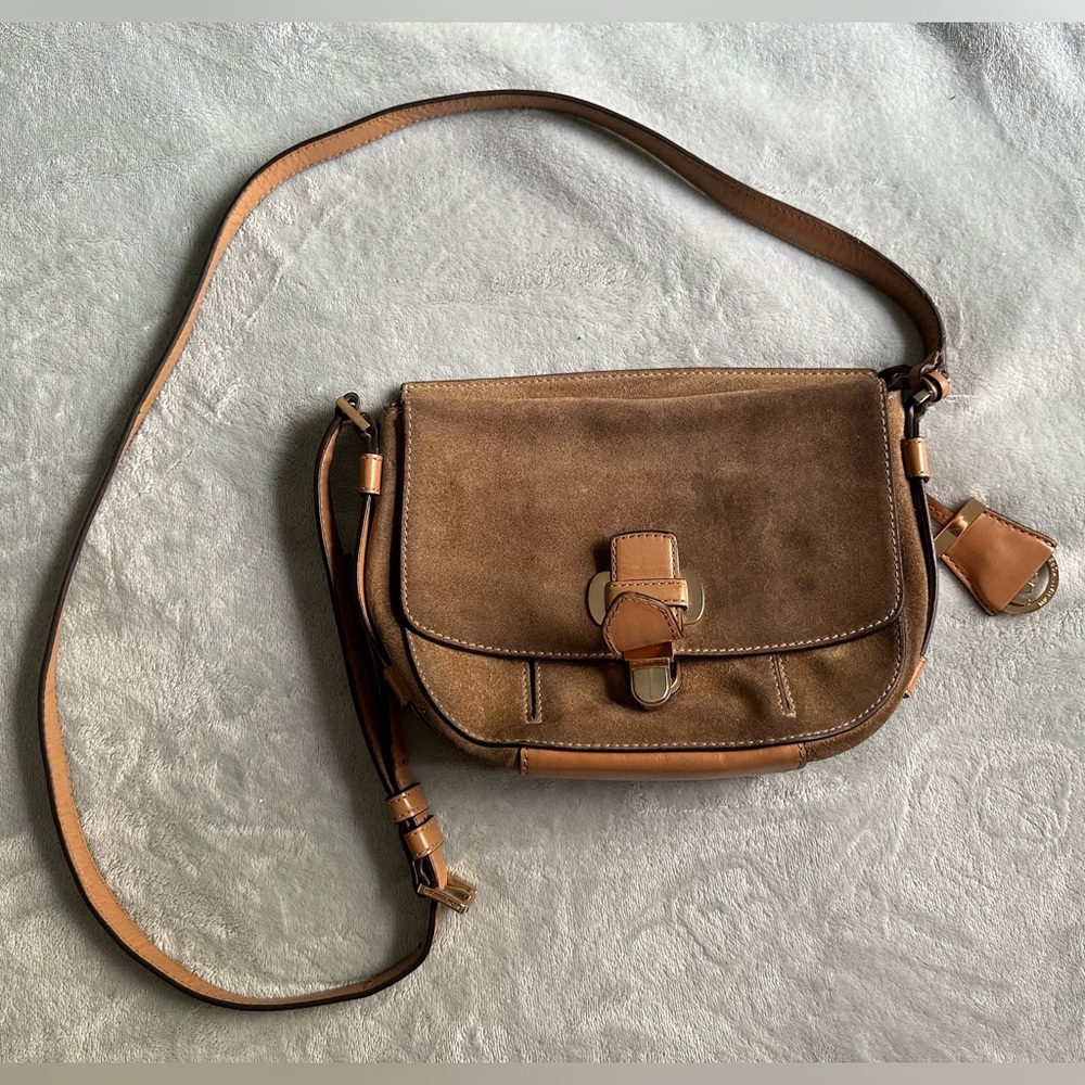Michael Kors suede crossbody